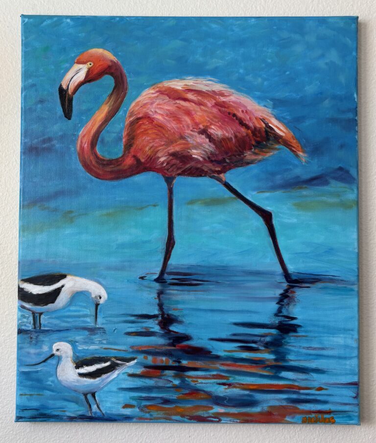 Flamingo and Avocets in Oil with Jeanette Nickas (2 Day Workshop- See Supply List, 12PM-3:30) | September 22 and 23, 2026