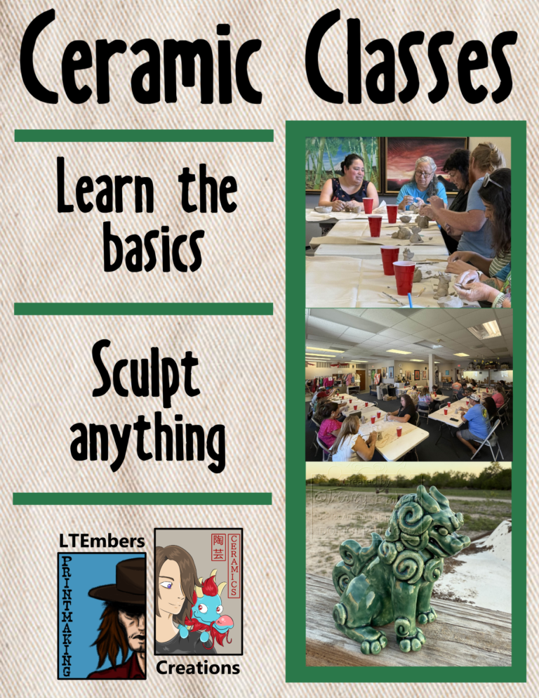 Basics of Ceramics with Trinity Embers | Friday 13th, 12PM-3PM